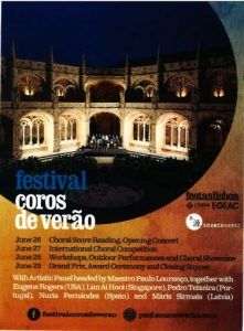 Festival de coros de Verão- Lisboa 2020